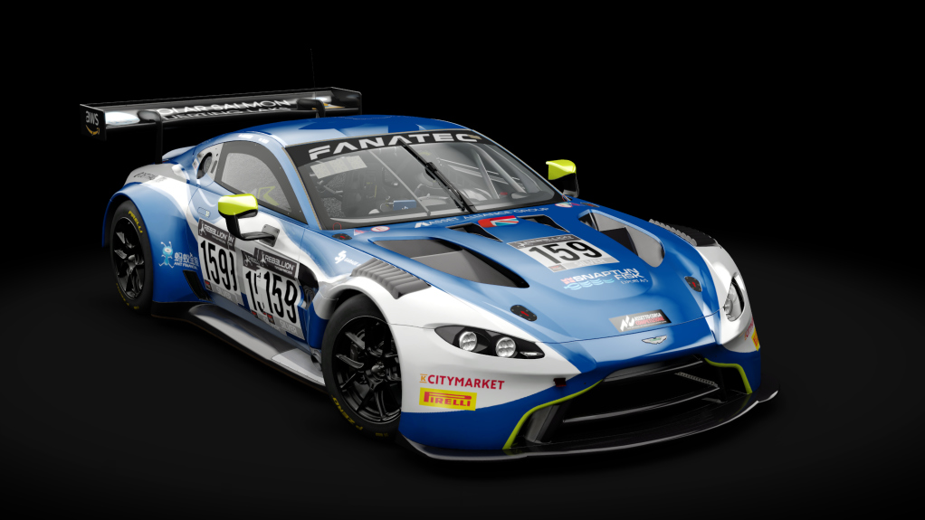 Aston Martin Vantage AMR GT3 Sprint 2019, skin 2021_GTWC_SP_Silver_garage59_159