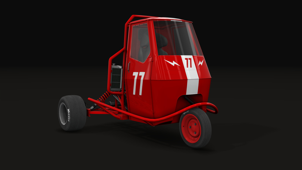 Pessio Garage Ape Proto "Terrorcarro", skin red