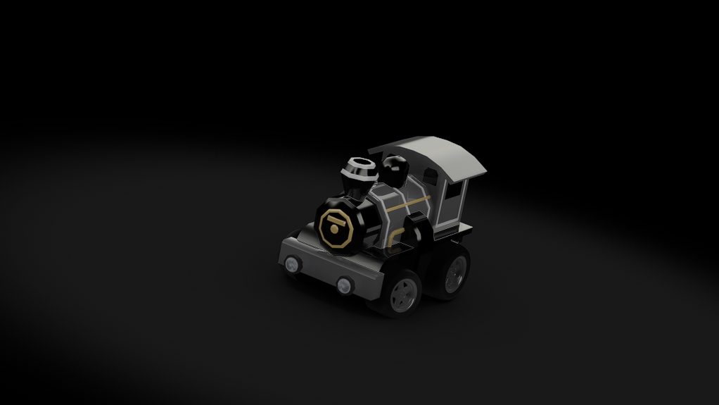 Choro Q Locomotive, skin grey
