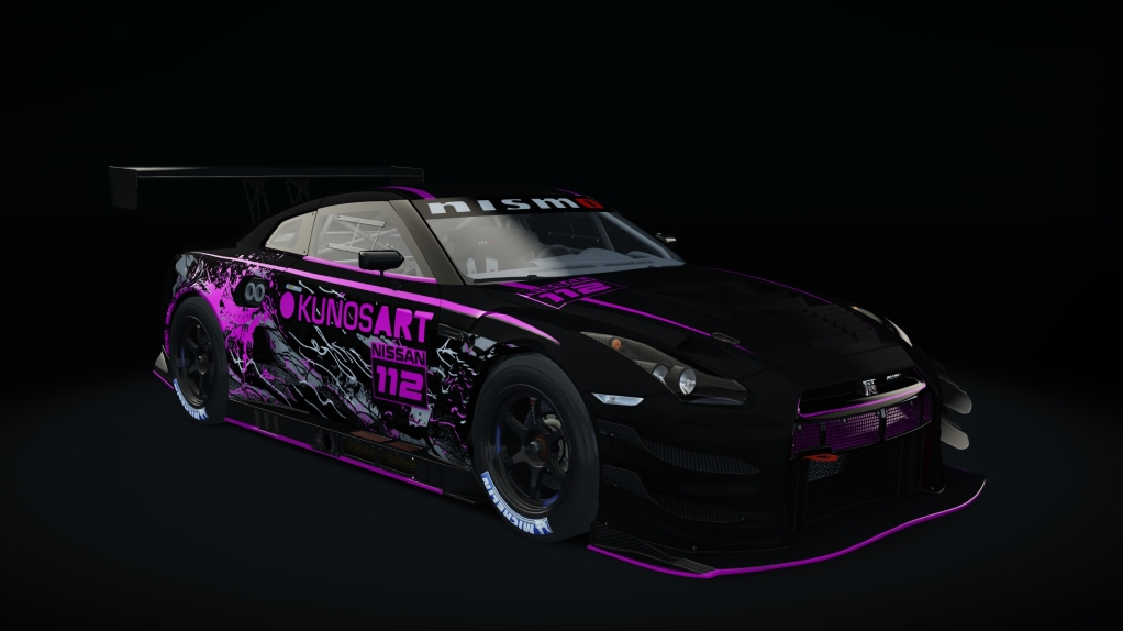 Nissan GT-R GT3, skin Purple People Eater