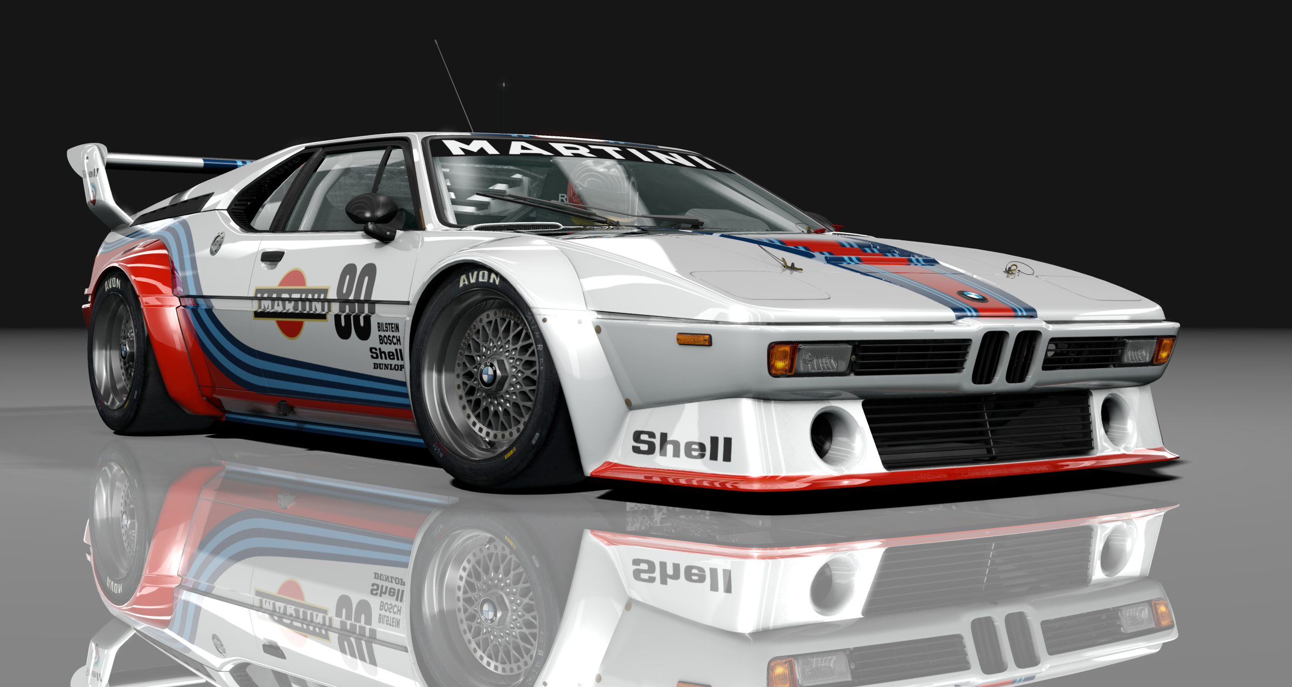 BMW E26 M1 Procar S, skin 80_Martini