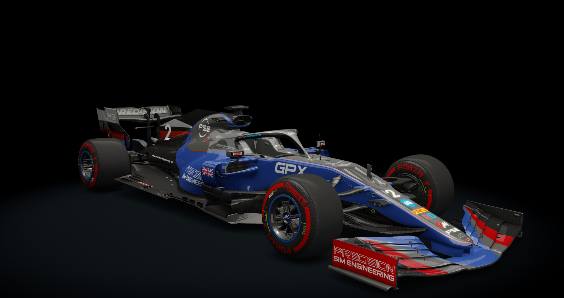 Formula Hybrid 2019, skin 02_pse_blue_red