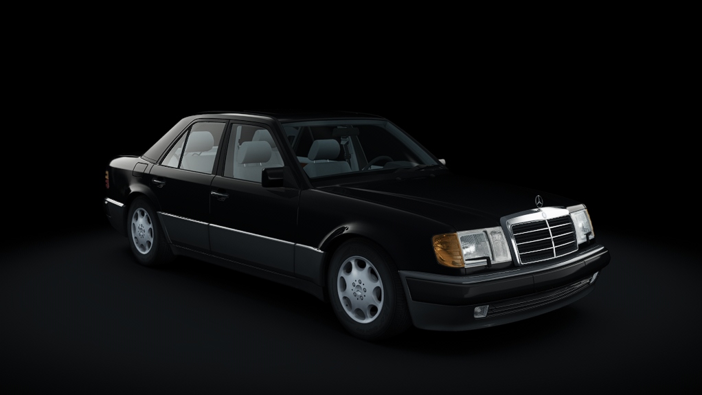 Mercedes-Benz 500E (W124), skin blauschwarz