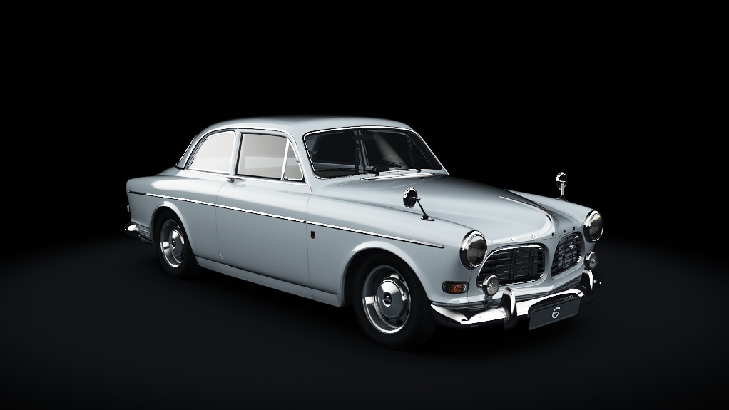 Volvo Amazon 123GT (2 Door) 1960, skin white